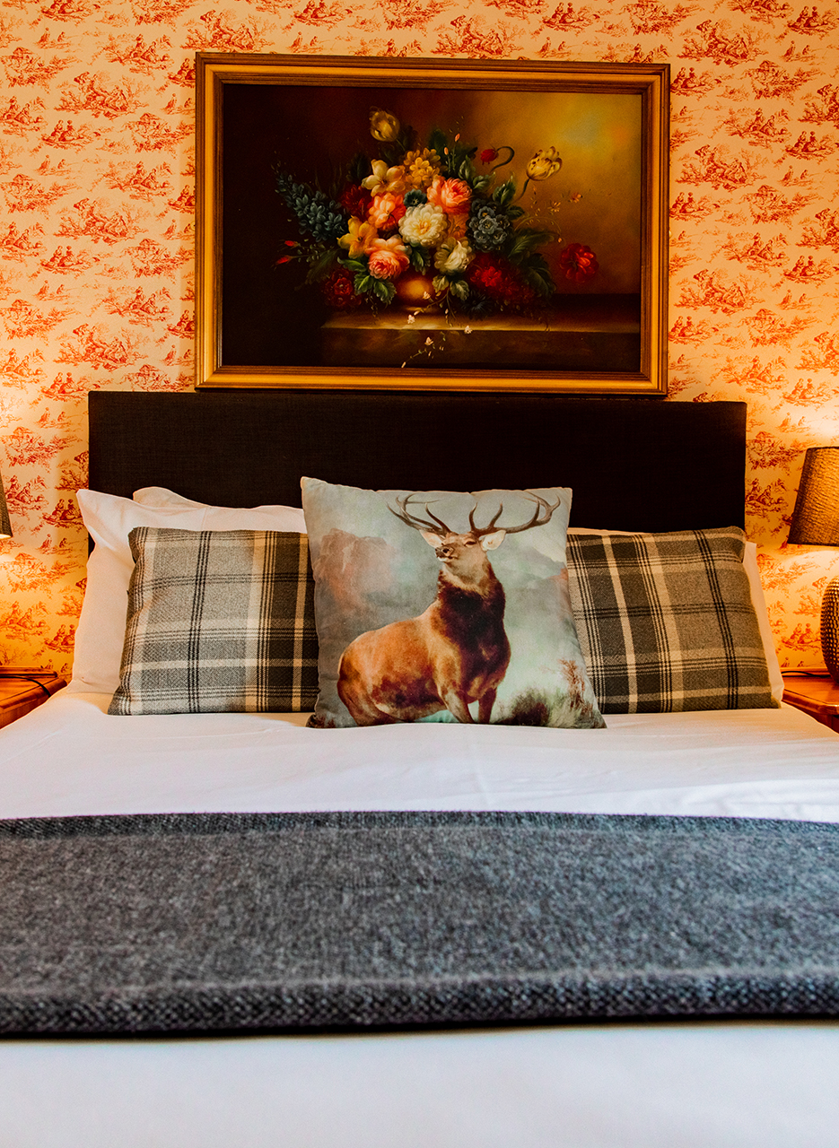 Comfy bed at McKays Pitlochry
