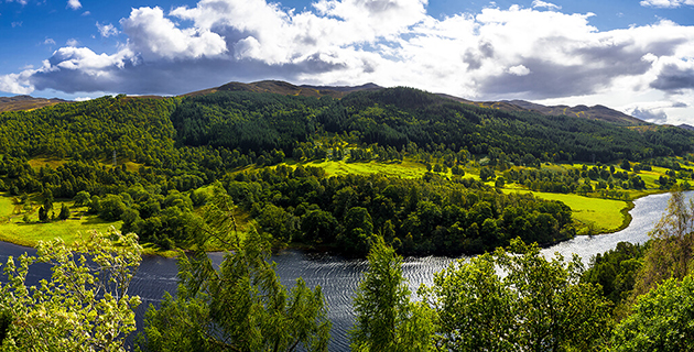 Beautiful view of Pitlochry